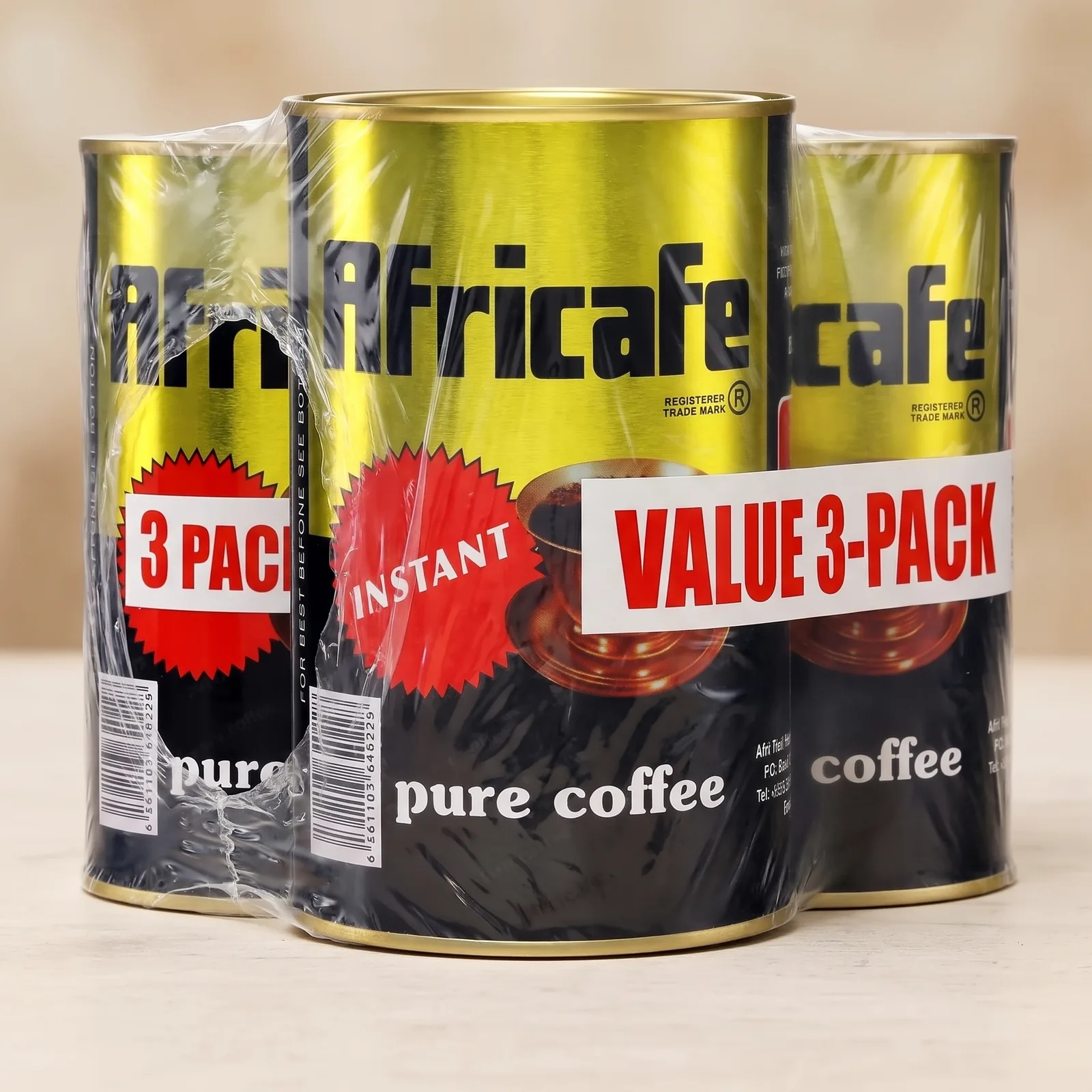 3 Pack, Africafe 250gm